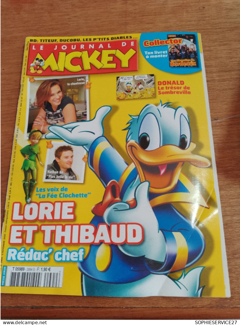 152 //  LE JOURNAL DE MICKEY N° 2994 / 2009 - Journal De Mickey