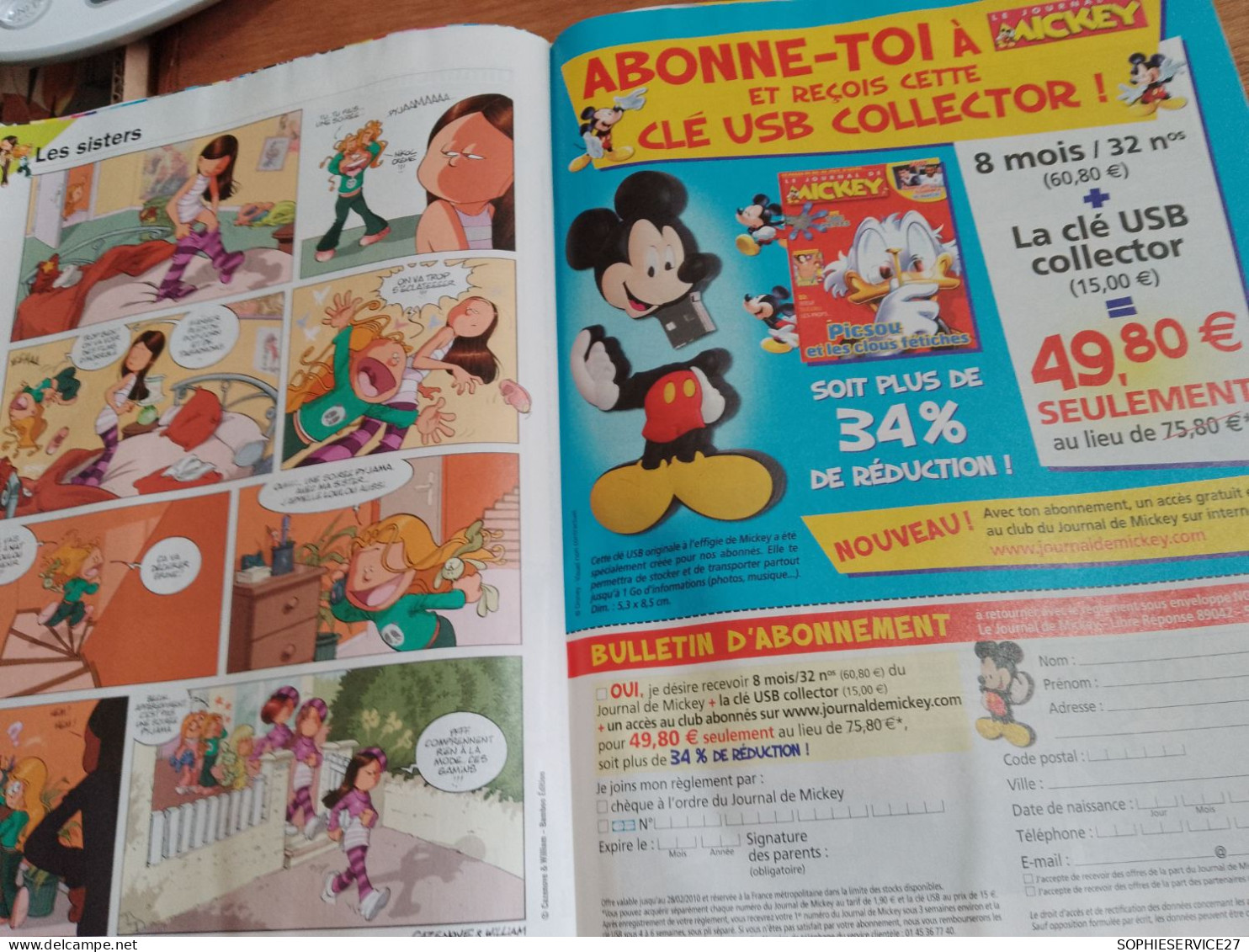152 //  LE JOURNAL DE MICKEY N° 2994 / 2009 - Journal De Mickey