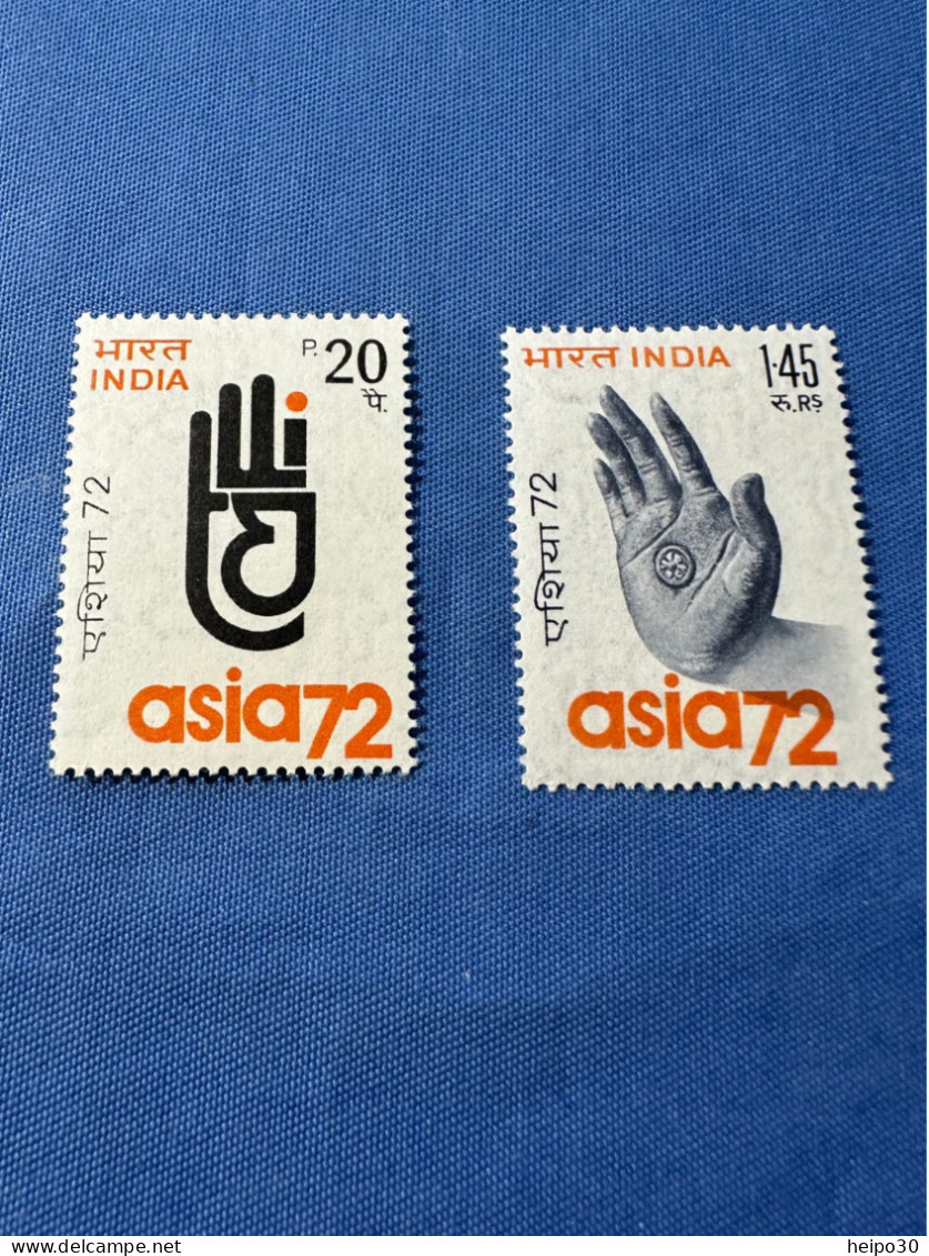 India 1972 Michel 548-49 Int. Handelsmesse ASIA MNH - Ungebraucht