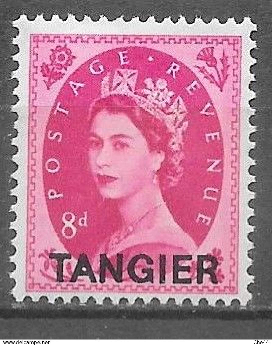 Bureaux Anglais : Tanger : Elisabeth II : N°65 Chez YT. - Morocco Agencies / Tangier (...-1958)