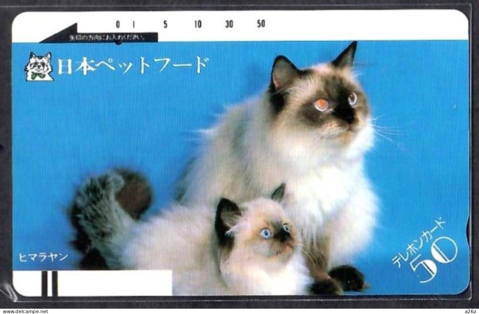 Japan 1V Cat  Advertising Used Card - Chats