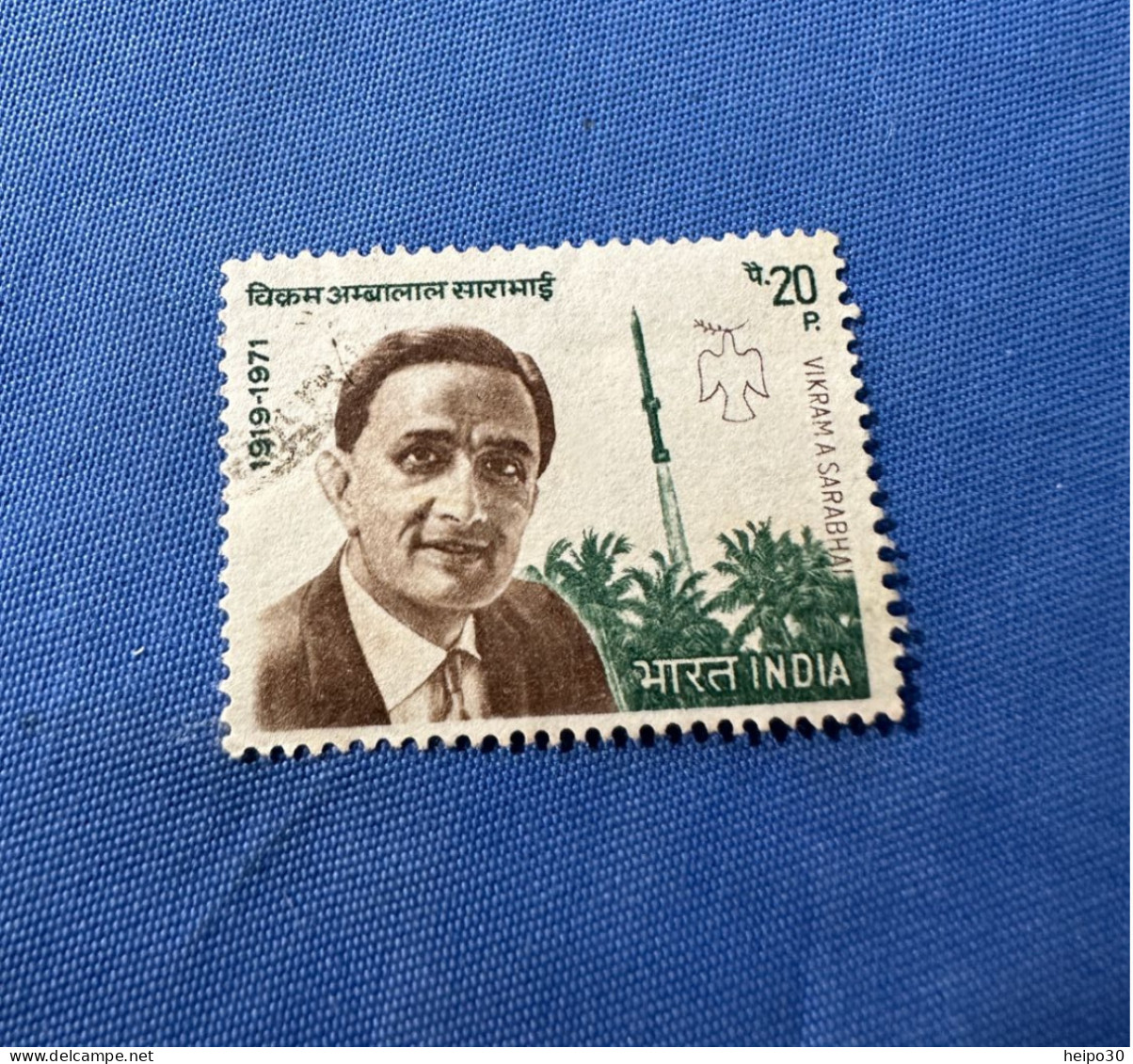 India 1972 Michel 550 Vikram A. Sarabhai - Usados