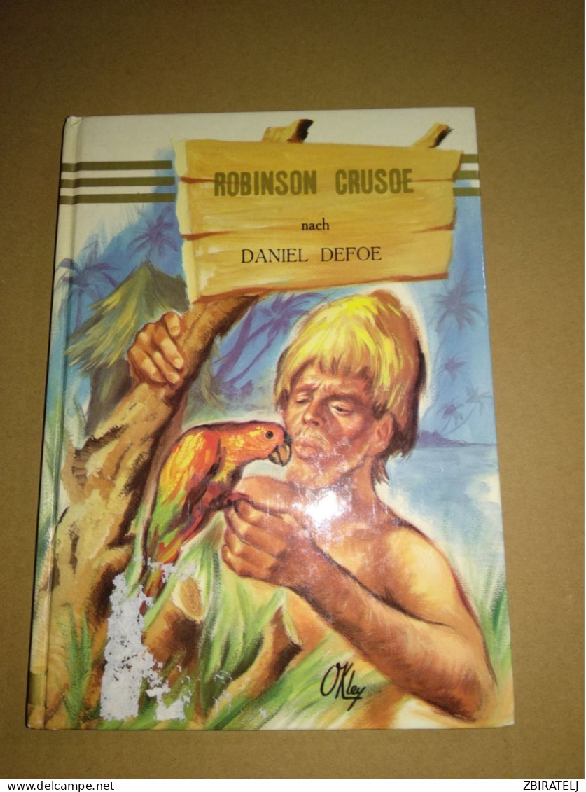 German ROBINSON CRUSOE (Daniel Defoe) HC - Avventura