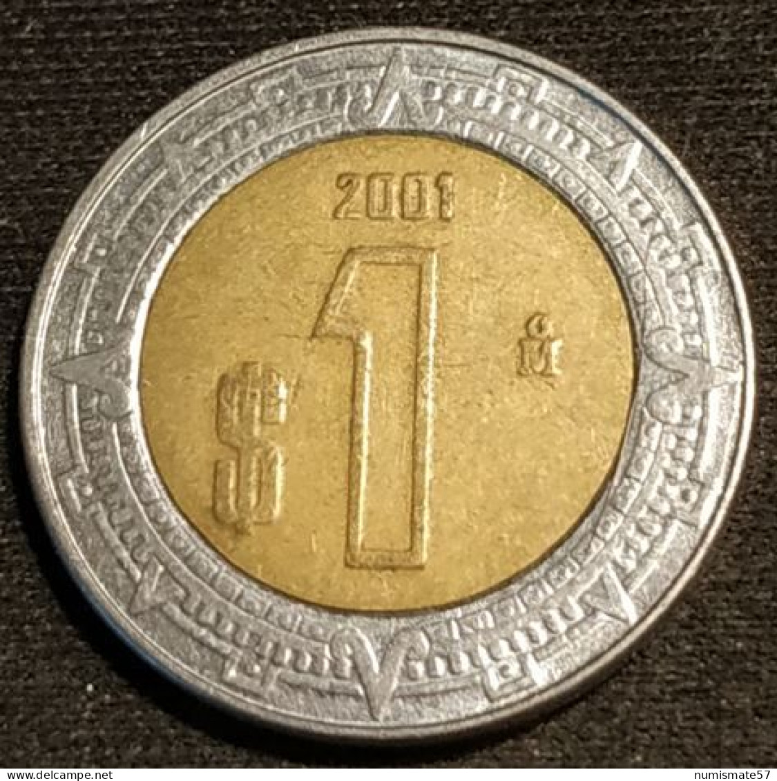 MEXIQUE - MEXICO - 1 PESO 2001 - KM 603 - México