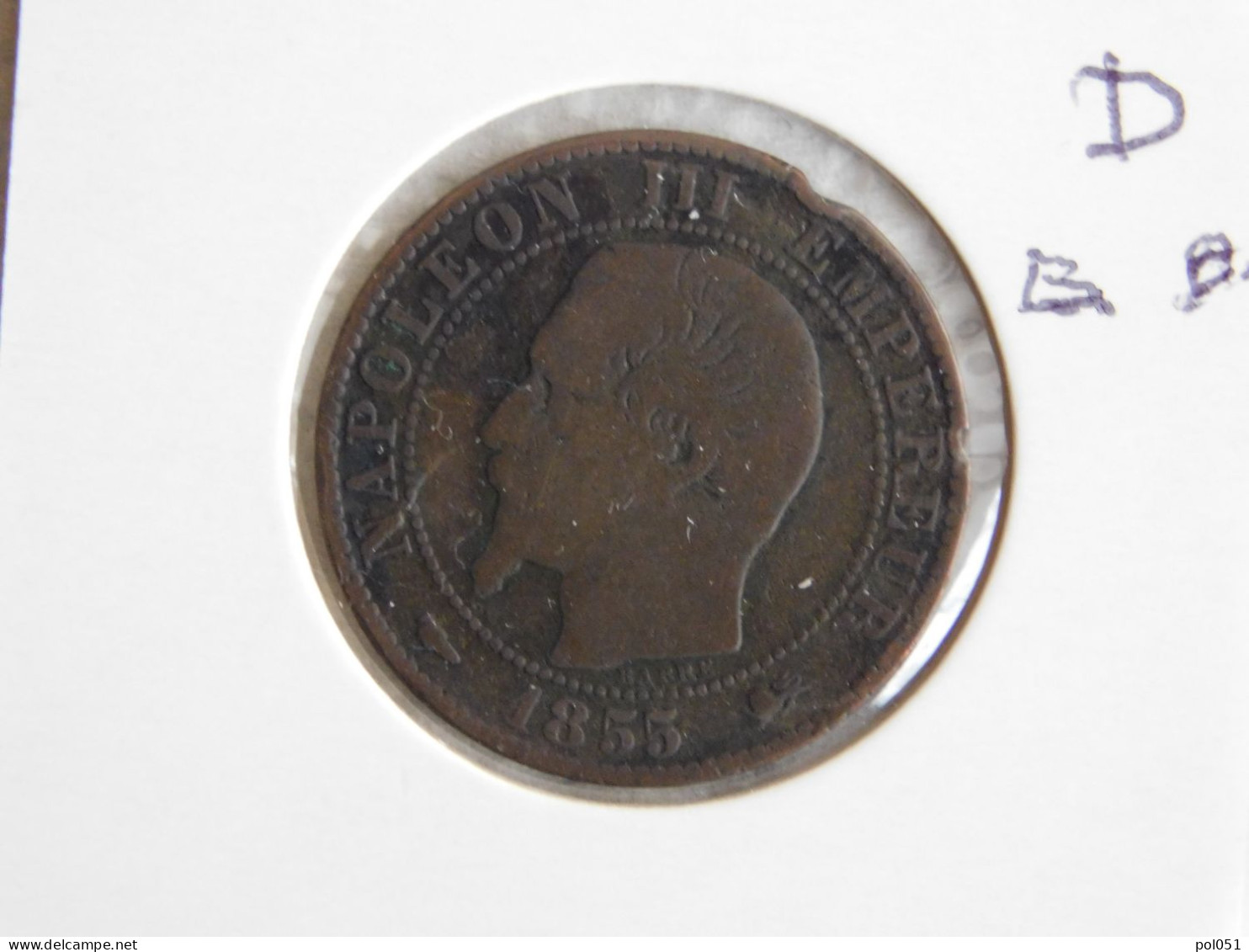 France 5 Centimes 1855 D CHIEN (103) - 5 Centimes