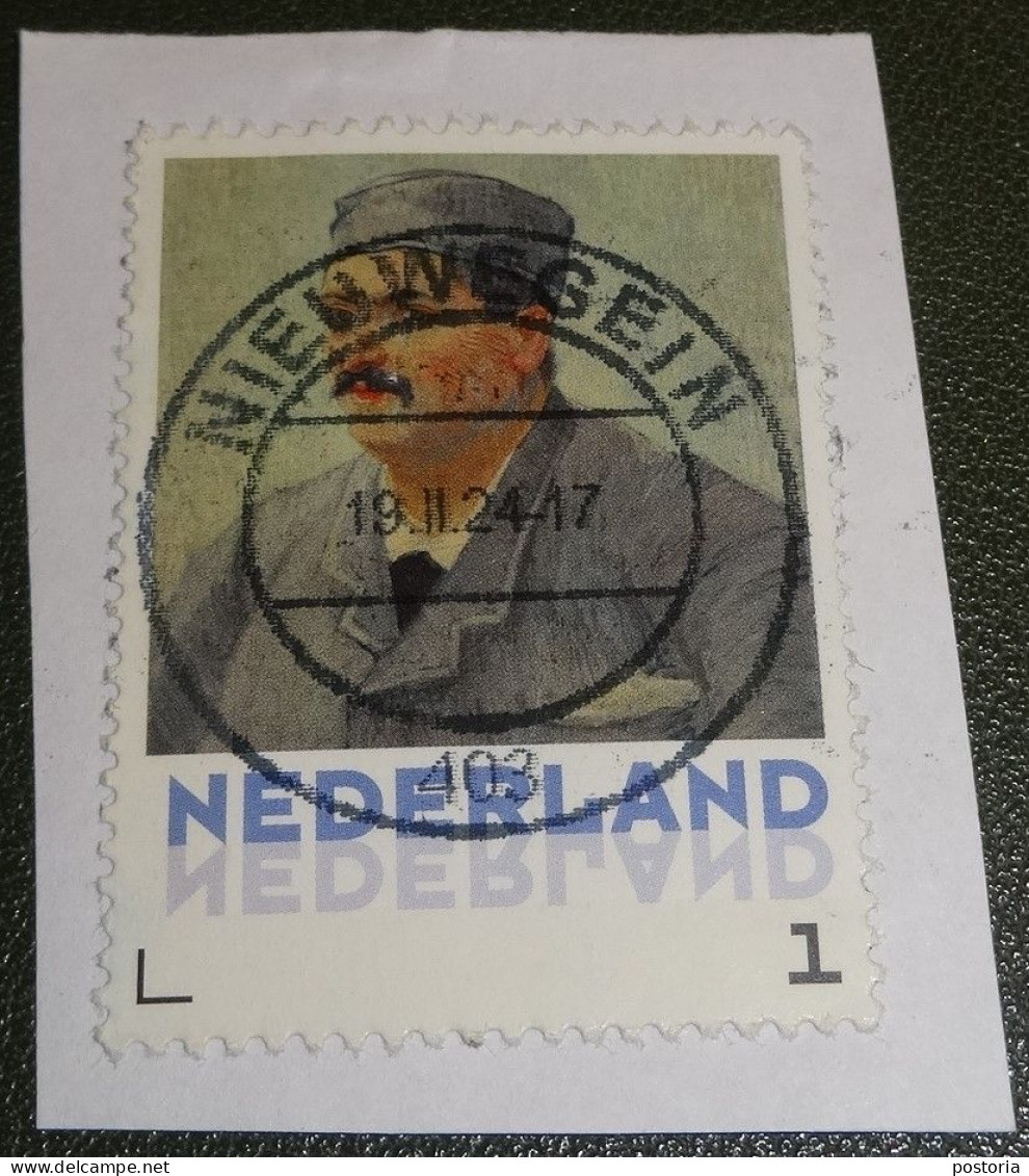 Nederland - NVPH - 3012-F-4 - 2015 - Persoonlijke Gebruikt Onafgeweekt - Used On Paper- Van Gogh - Portretten - Nr 02 - Personnalized Stamps