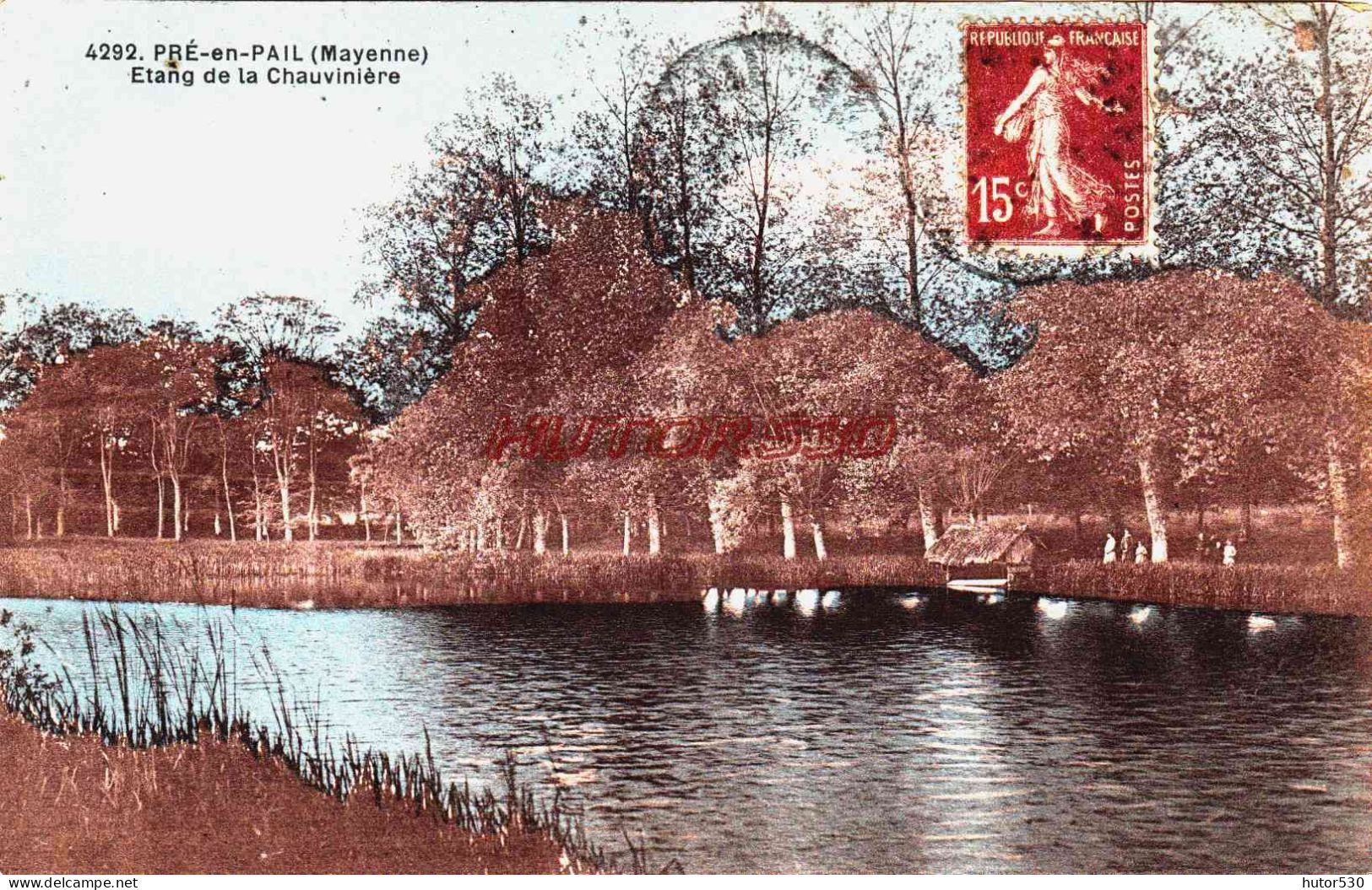 CPA PRE EN PAIL - MAYENNE - ETANG DE LA CHAUVINIERE - Pre En Pail