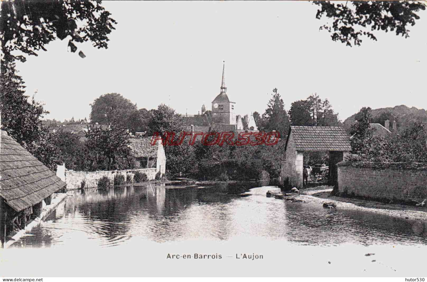 CPA ARC EN BARROIS - HAUTE MARNE - L'AUJON - Arc En Barrois