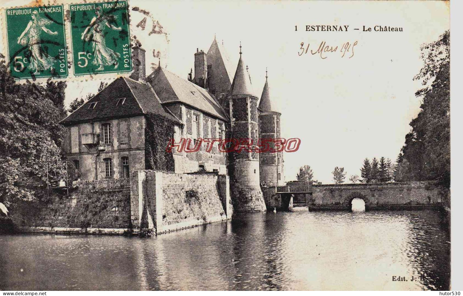 CPA ESTERNAY - MARNE - LE CHATEAU - Esternay