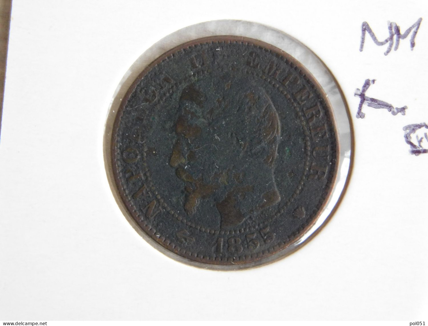 France 5 Centimes 1855 MA ANCRE (107) - 5 Centimes