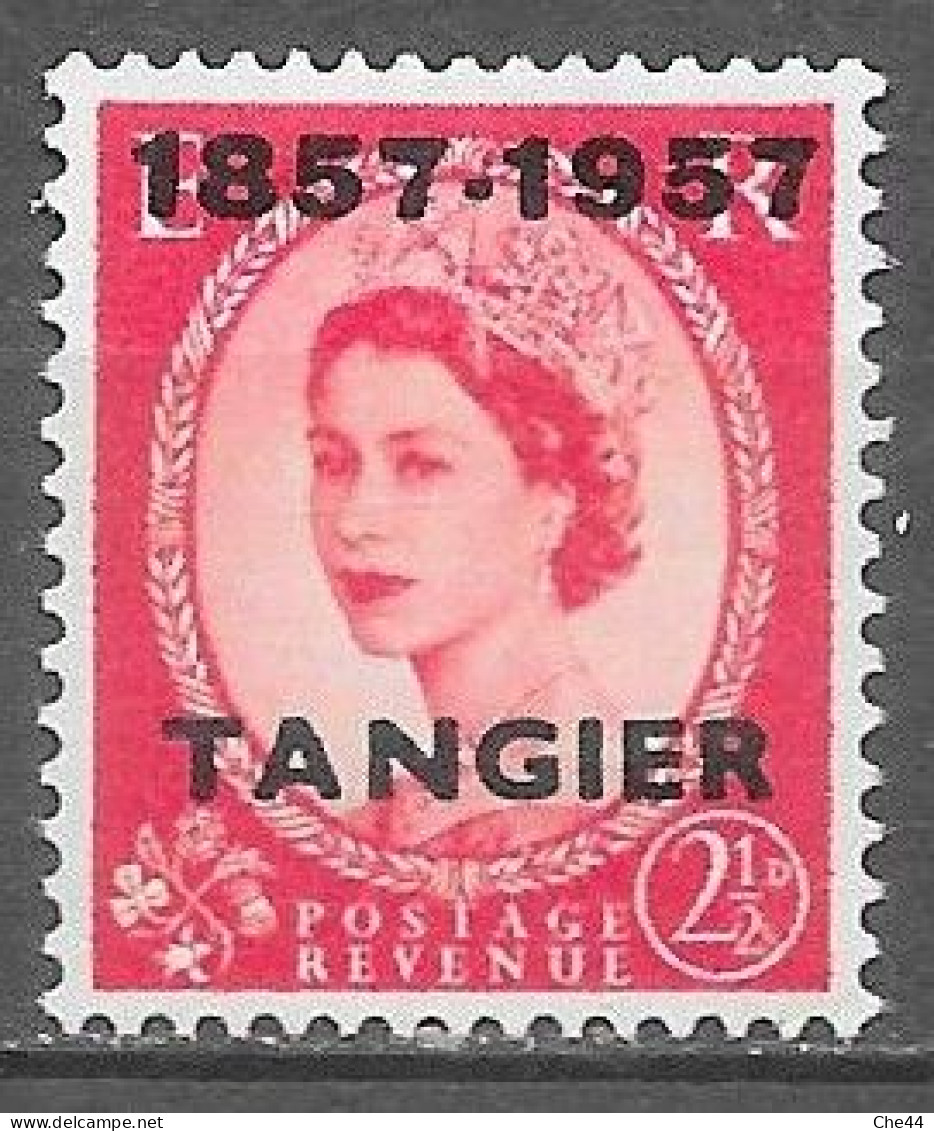 Bureaux Anglais : Tanger : Elisabeth II : N°91 Chez YT. - Morocco Agencies / Tangier (...-1958)