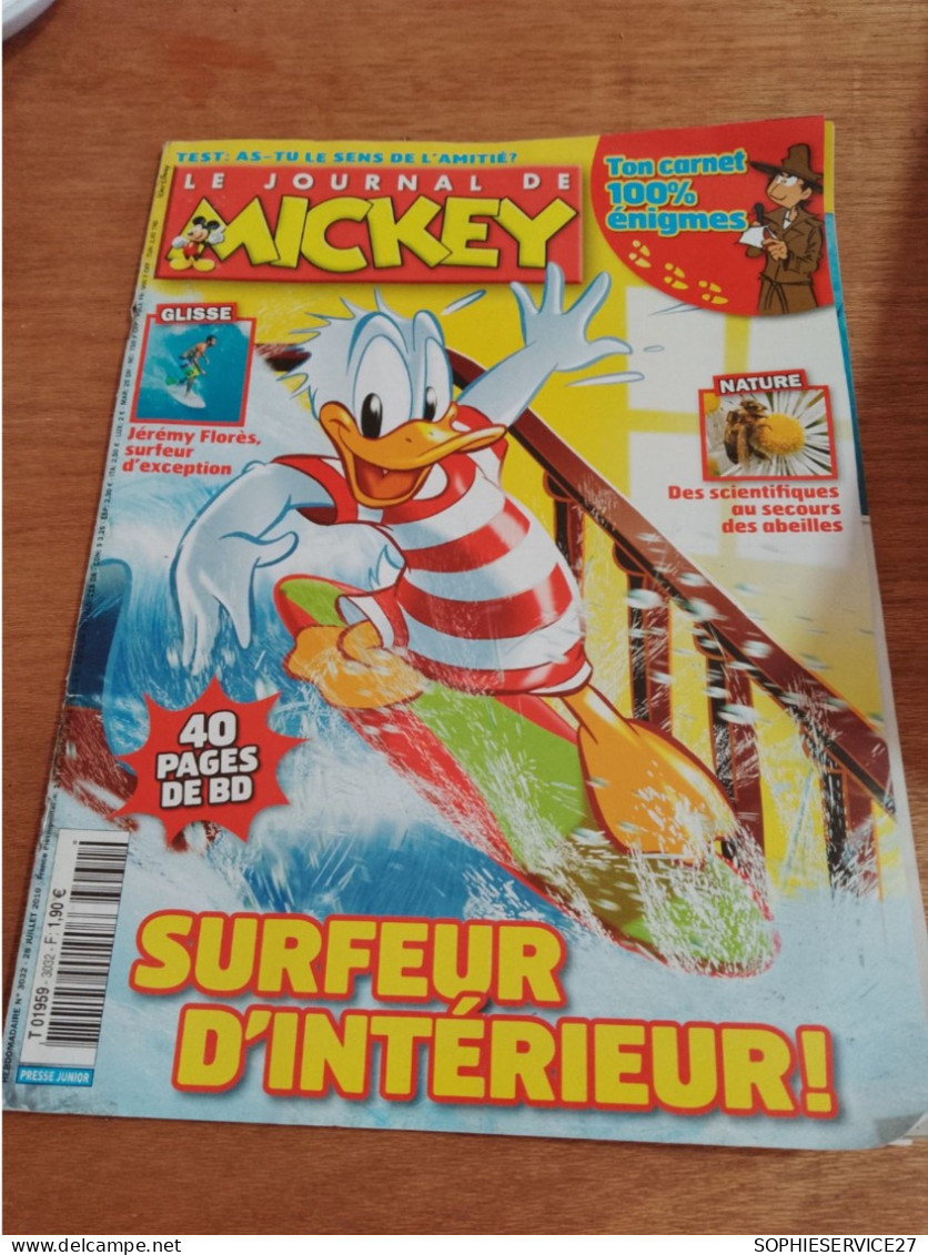 153 //  LE JOURNAL DE MICKEY N° 3032 / 2010 - Journal De Mickey