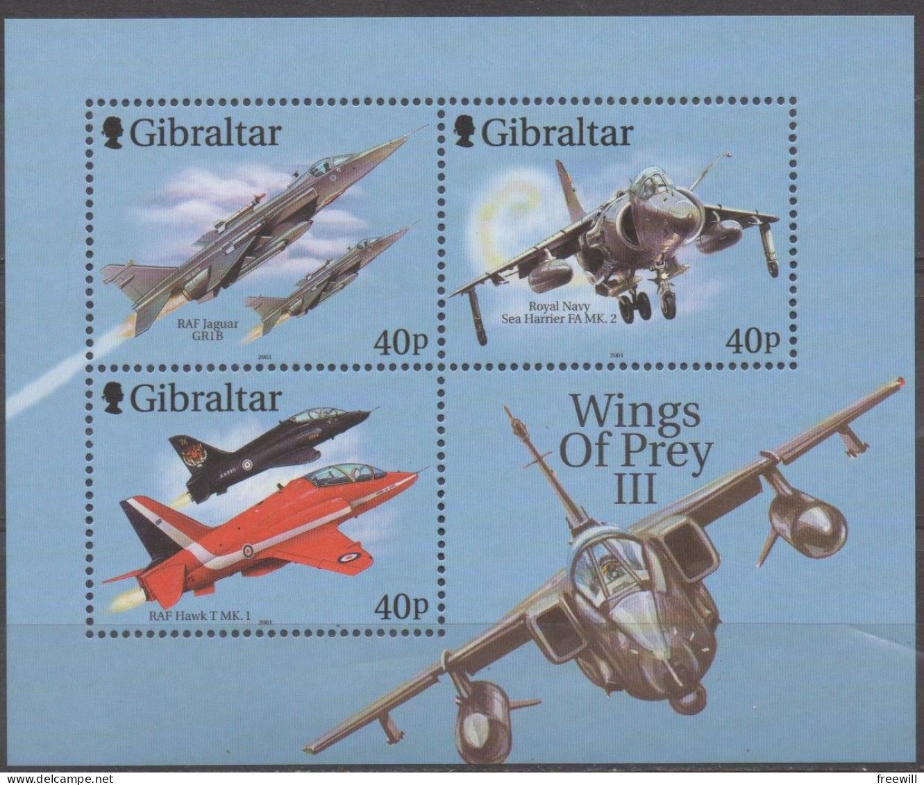 Avions De Chasse - Wings Of Prey  2001 XXX - Gibraltar