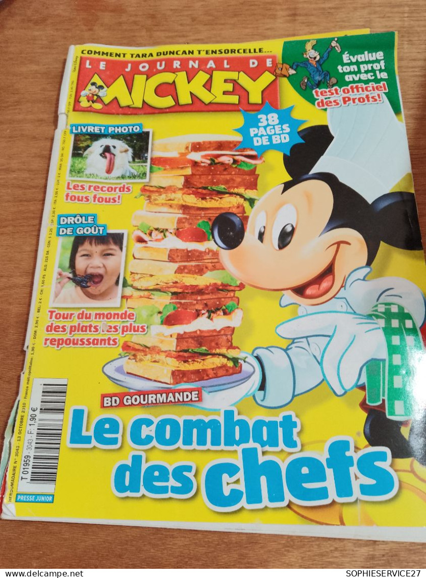 153 //  LE JOURNAL DE MICKEY N° 3043 / 2010 - Journal De Mickey