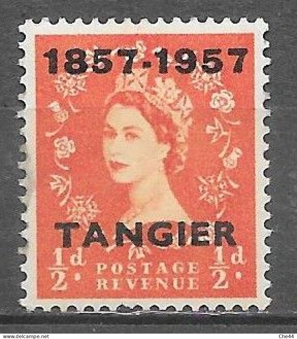 Bureaux Anglais : Tanger : Elisabeth II : N°87 Chez YT. - Bureaux Au Maroc / Tanger (...-1958)