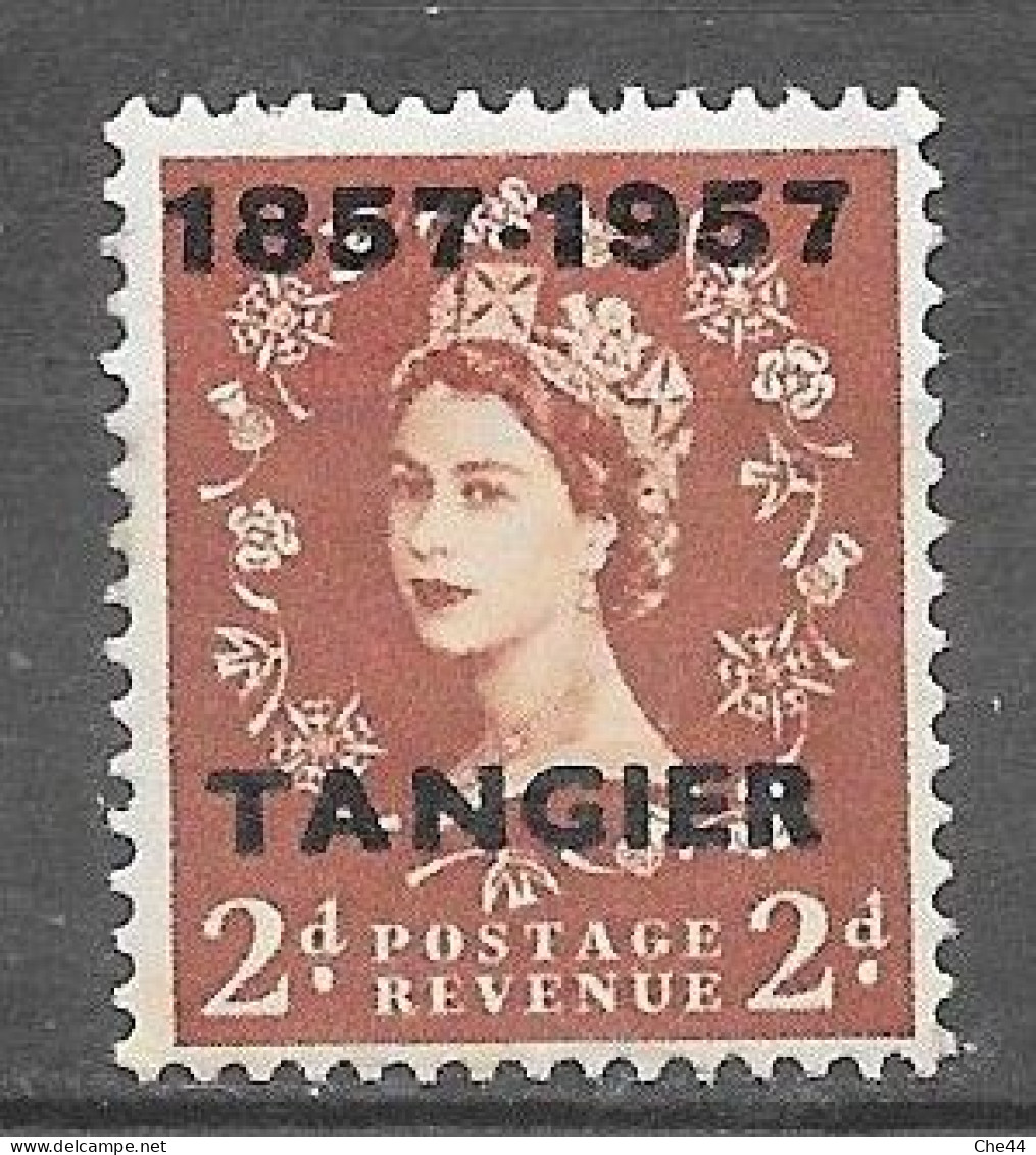 Bureaux Anglais : Tanger : Elisabeth II : N°90 Chez YT. - Morocco Agencies / Tangier (...-1958)