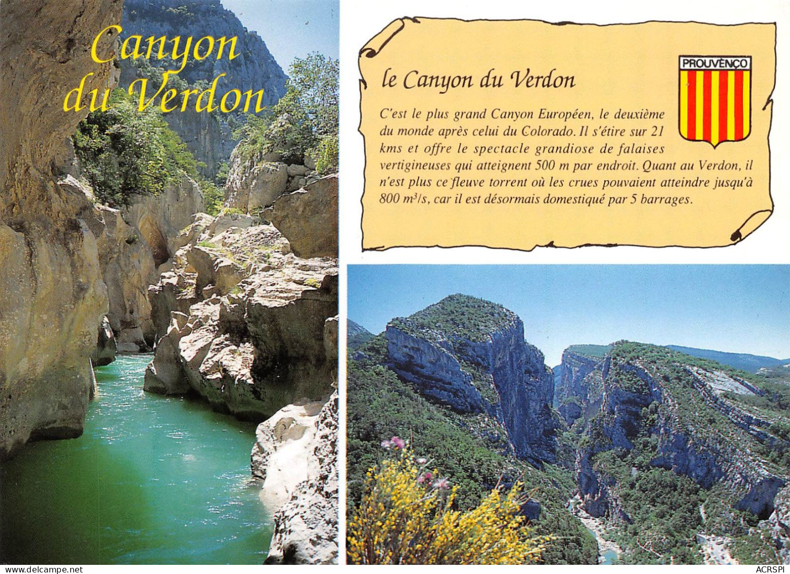 83  Aiguines   Canyon Du Verdon (Scan R/V) N°   52   \PB1113 - Comps-sur-Artuby