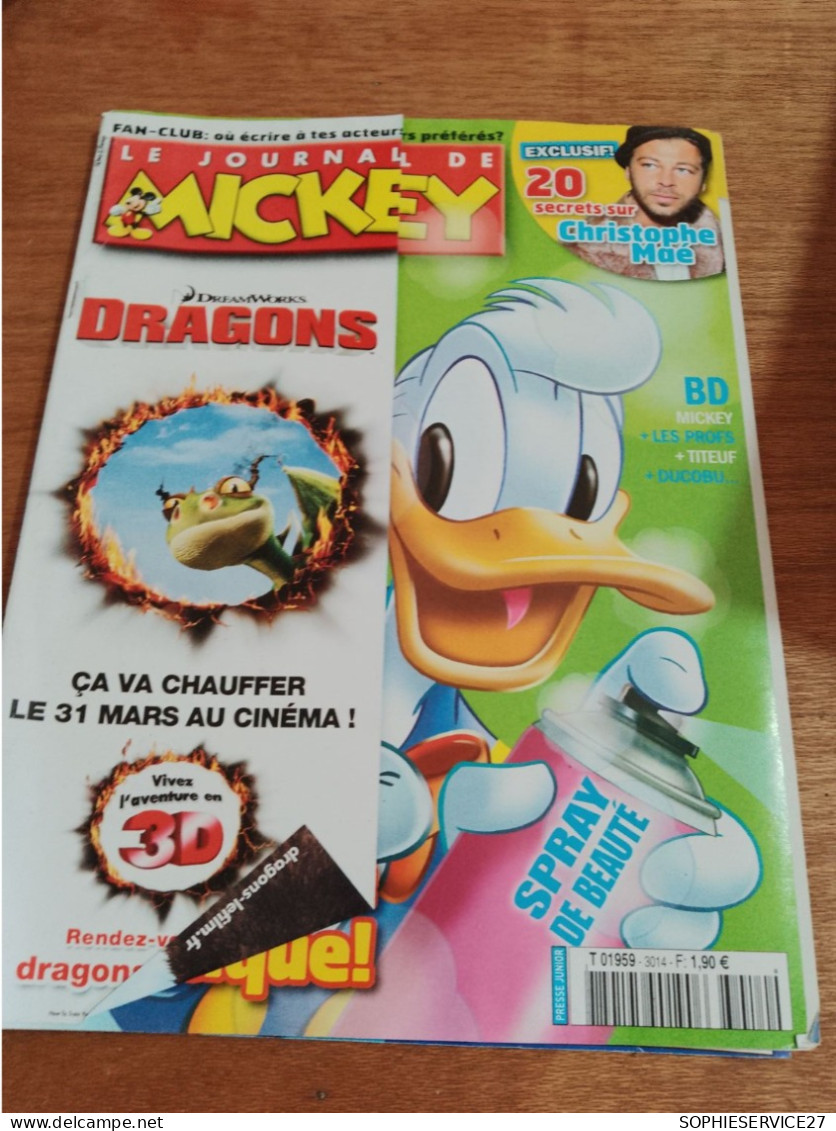 153 //  LE JOURNAL DE MICKEY N°3014 / 2010 - Journal De Mickey