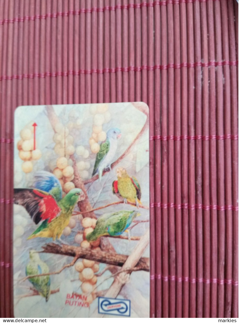 Phonecard Bird 14MSAF Used Rare - Malaysia