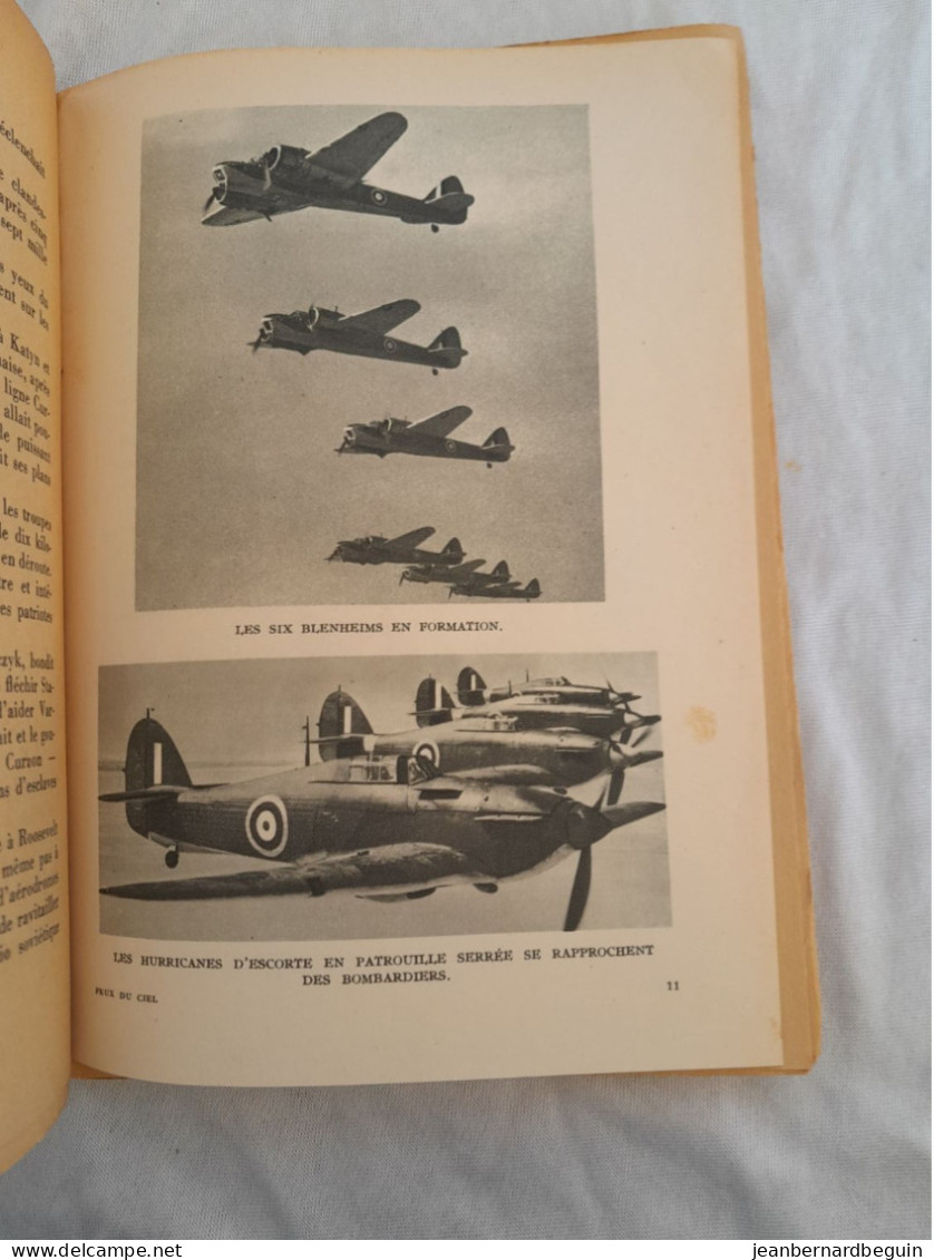 Livre Feux Du Ciel 1951 - Avión