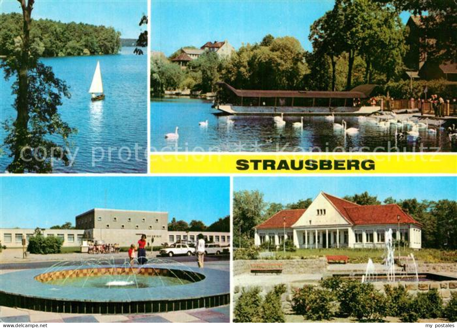 73015334 Strausberg Brandenburg Am Straus See Haus Der NVA Klub Am See Park Der  - Strausberg