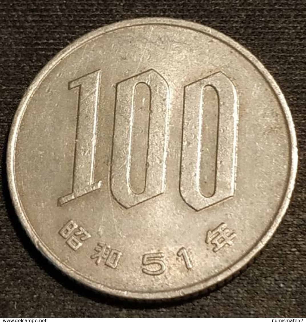 JAPON - JAPAN - 100 YEN 1976 - Shōwa - Year 51 - KM 82 - Japan