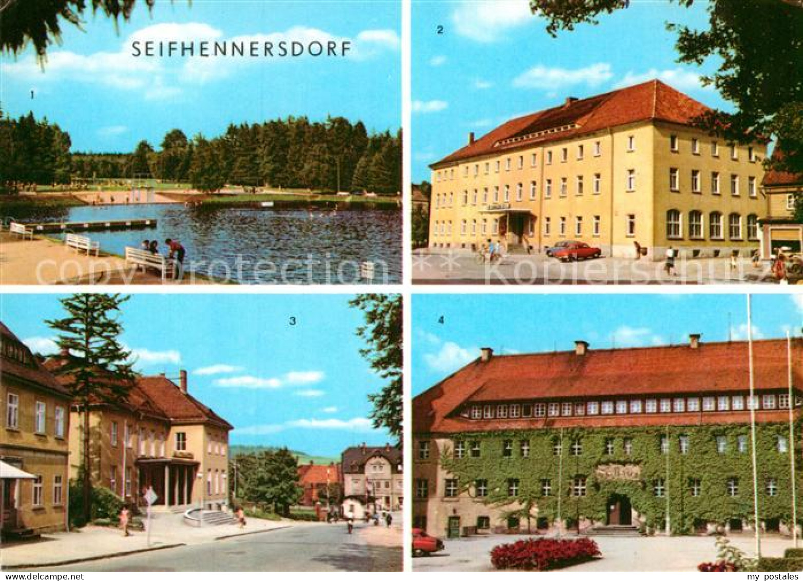 73015315 Seifhennersdorf Waldbad Silberteich Ferienheim Kretscham Filmtheater Ra - Seifhennersdorf