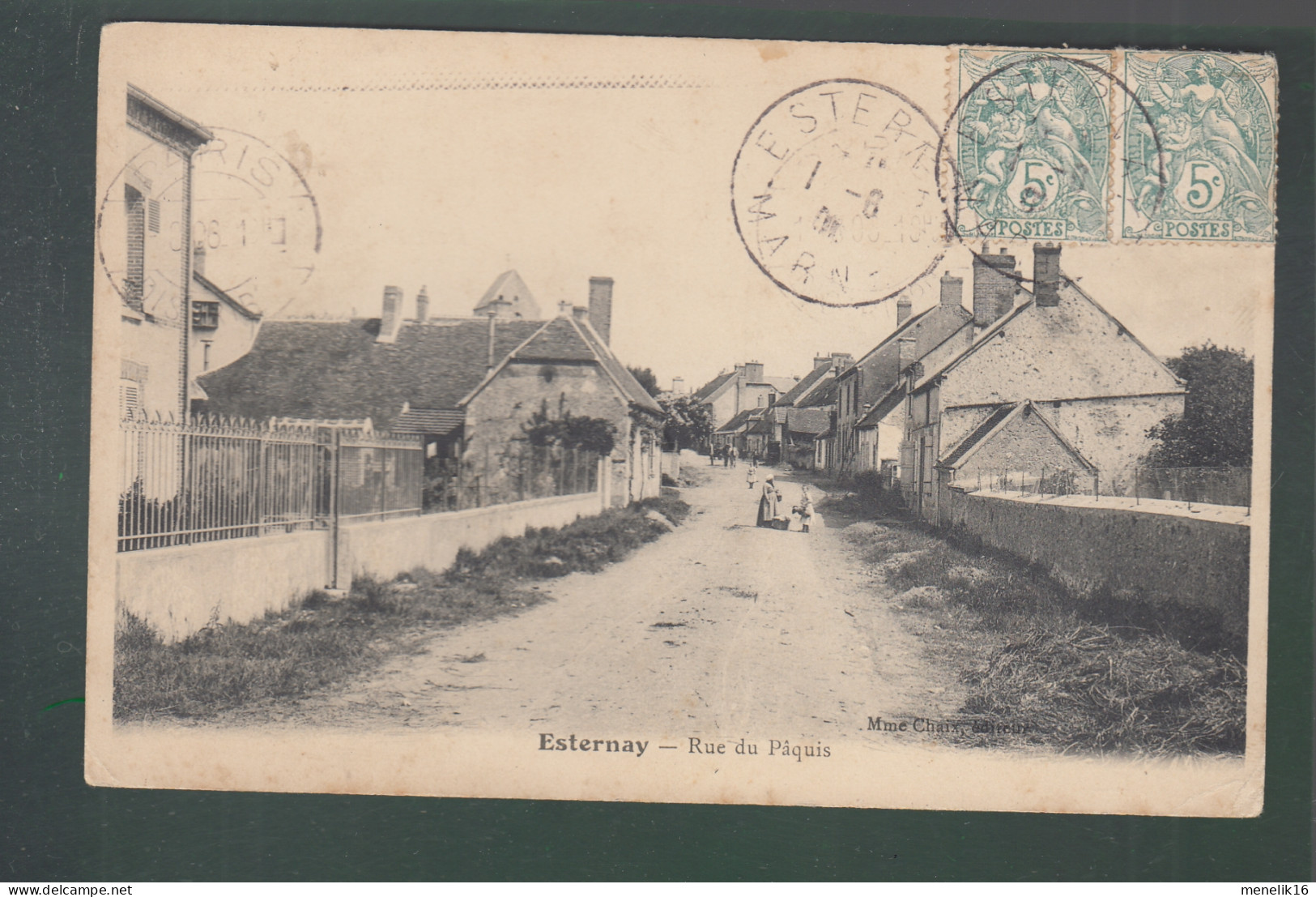 CP - 51 - Esternay - Rue Du Paquis - Esternay