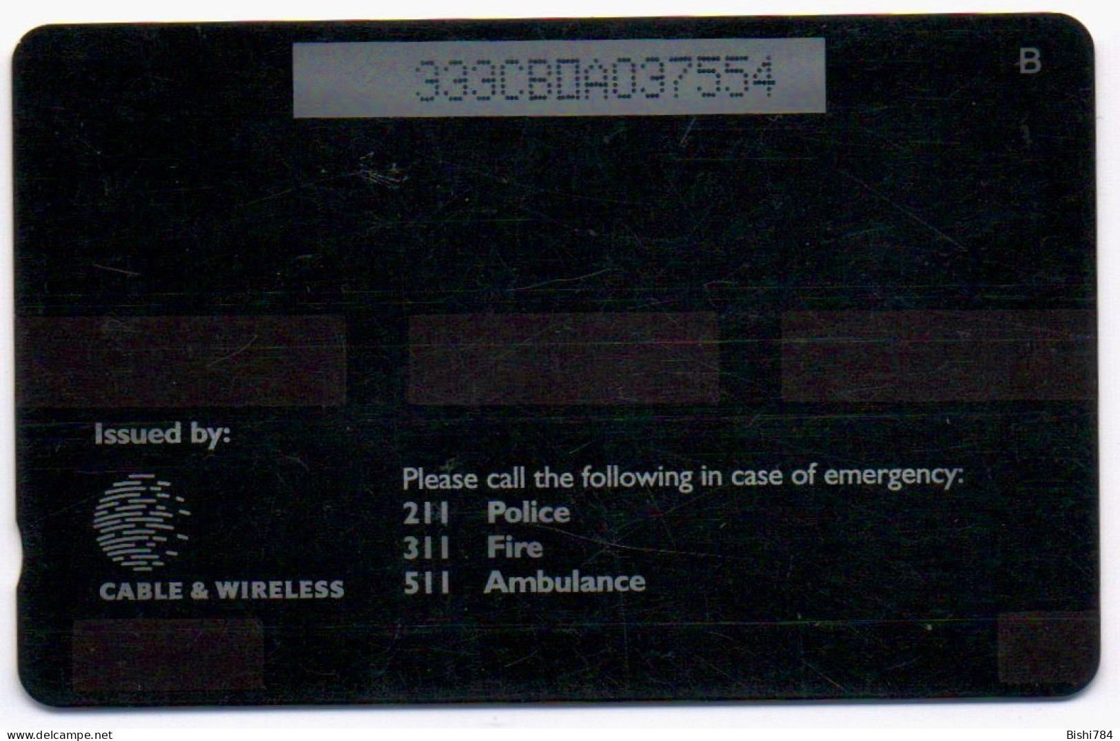 Barbados - Emergency - 333CBDA (Flat Top 3) - Barbados