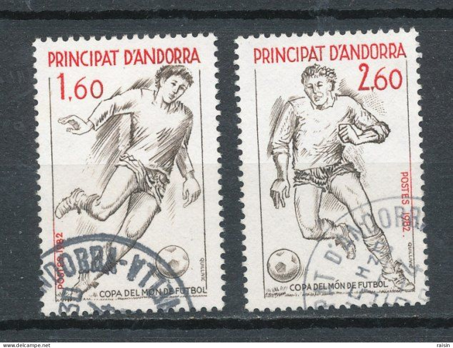 Andorre Français 1982  Michel 323, 24,  Yvert 302,03 - Oblitérés