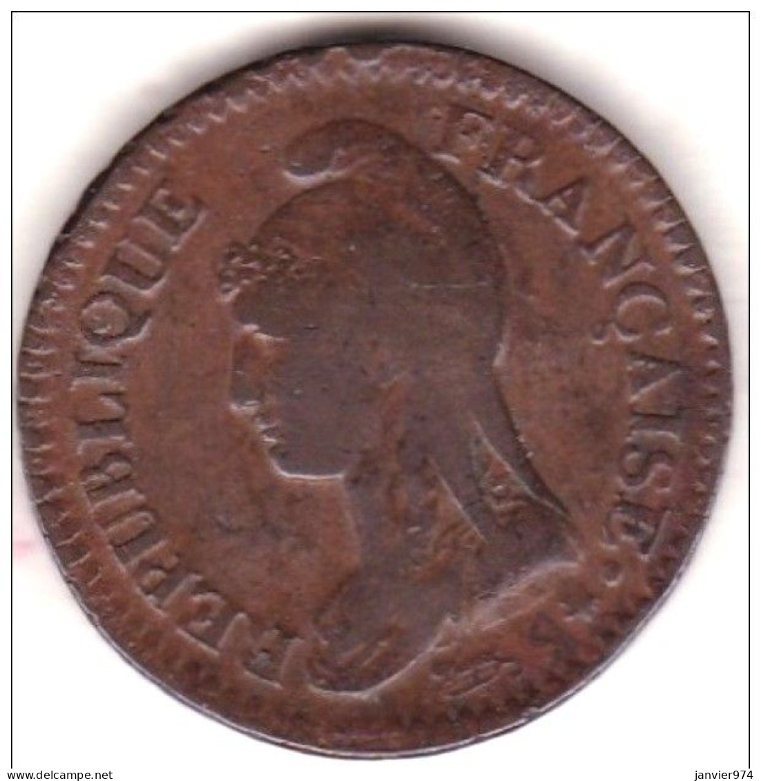 Consulat . Un Décime An 8 AA Metz, En Bronze, Gad# 187a ; 21,4 G – 32 Mm - 1792-1804 First French Republic