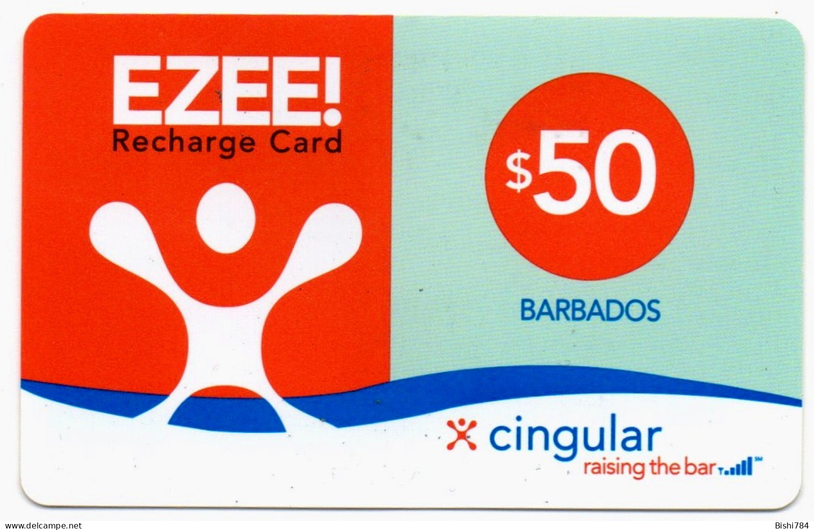 Barbados - Cingular “EZEE” - $50 - Barbados (Barbuda)