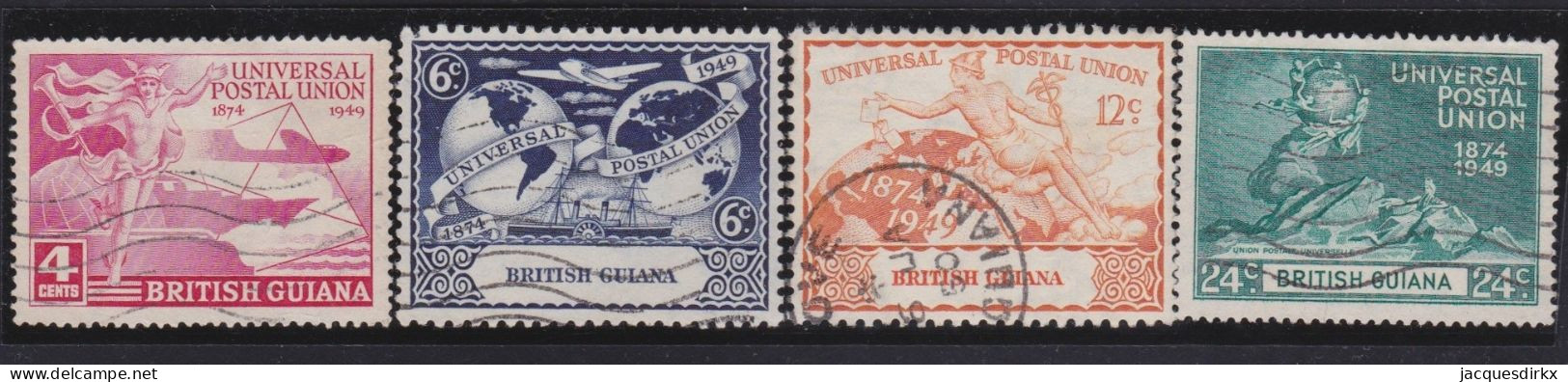 British  Guiana         .   SG    .  324/327    .     O       .    Cancelled - Brits-Guiana (...-1966)