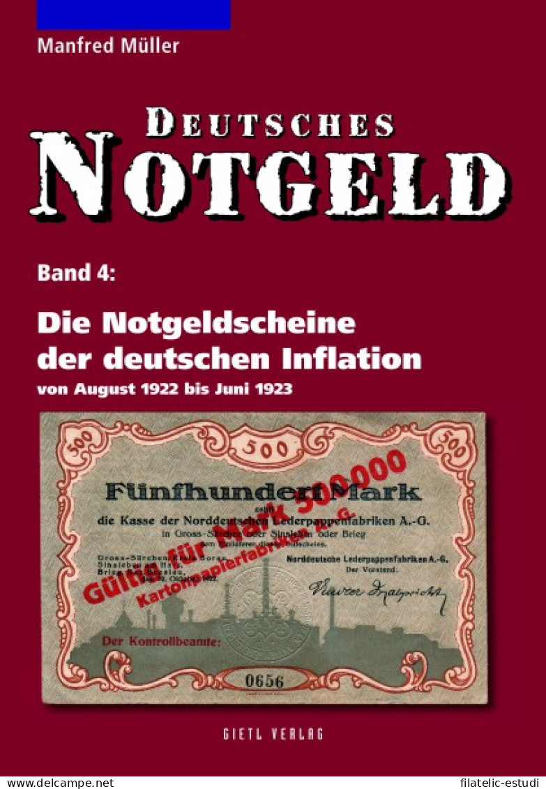 Lindner Deutsches Notgeld, Band 4: Die Notgeldscheine Der Deutschen Inflation  - Livres & Logiciels