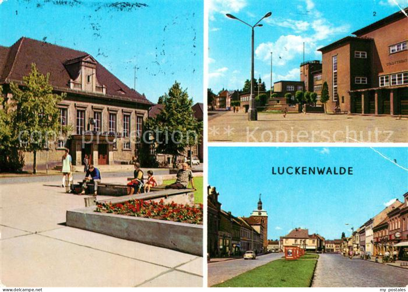 73013708 Luckenwalde Bahnhof Stadttheater Ernst Thaelmann Strasse Luckenwalde - Luckenwalde