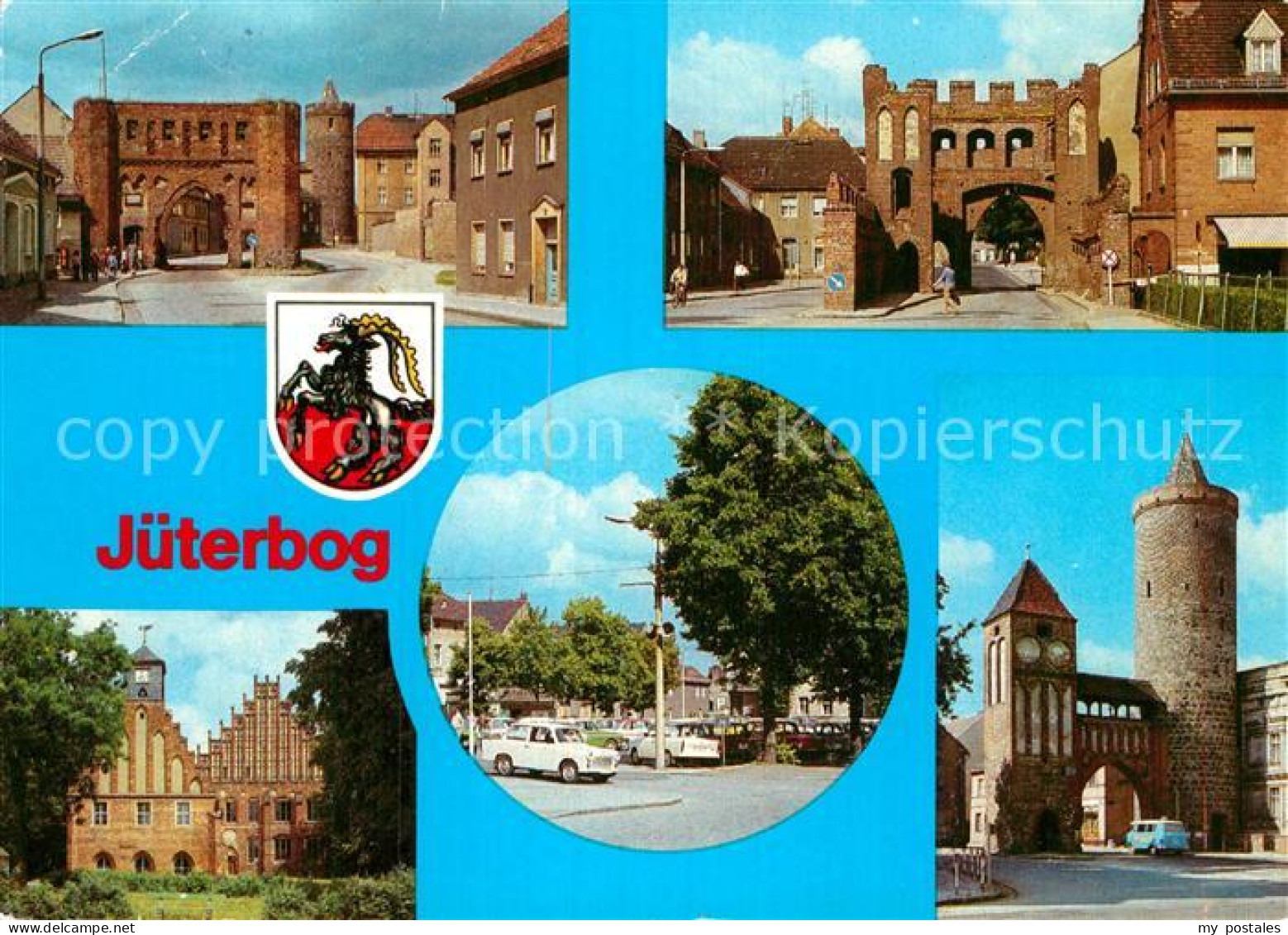 73013572 Jueterbog Neumarkt Tor Dammtor Kloster Zinna Platz Der Jugend Zinnaer T - Jüterbog