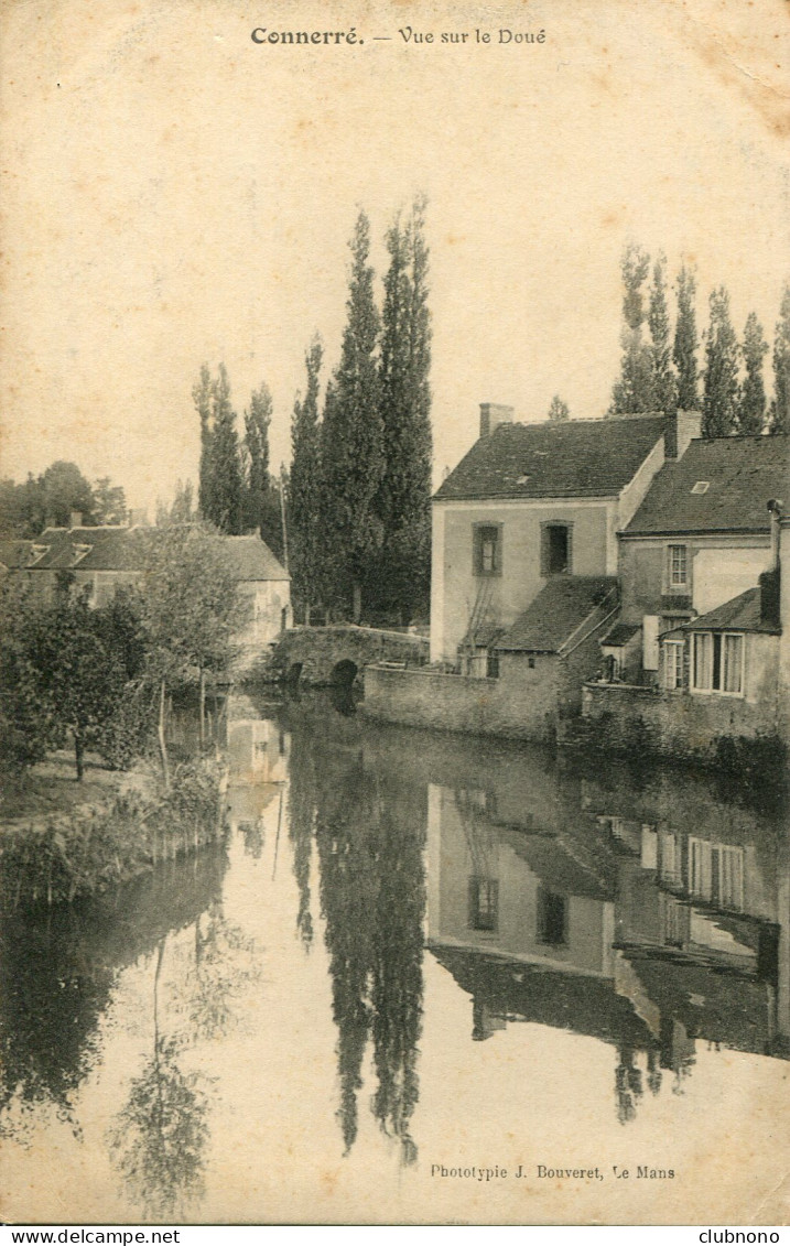 CPA -  CONNERRE - VUE SUR LE DOUE - Connerre