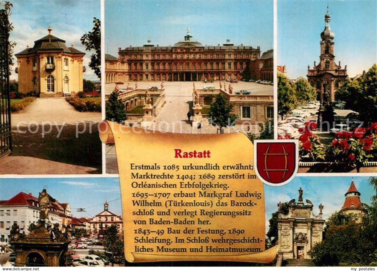 73013529 Rastatt Barockschloss  Rastatt - Rastatt