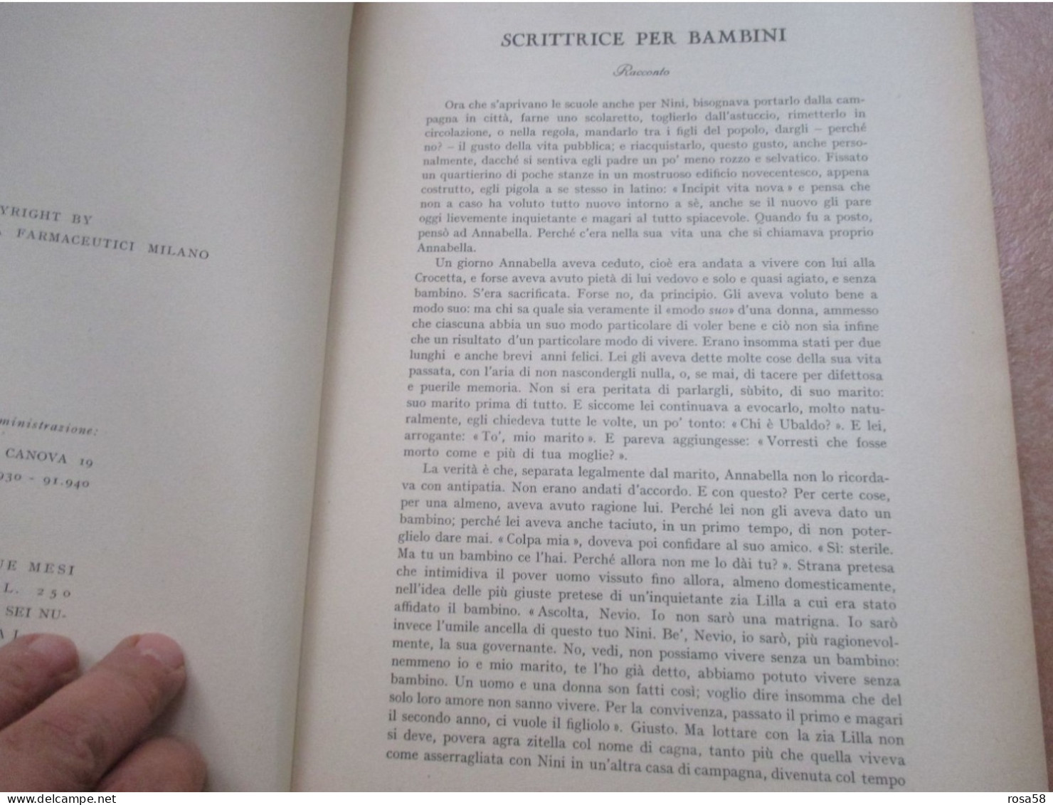 1951 LO SMERALDO Rivista Letteraria Cultura Ex. Domenico Rea Immagine Di Napoli ILLUSTRATA - Primeras Ediciones