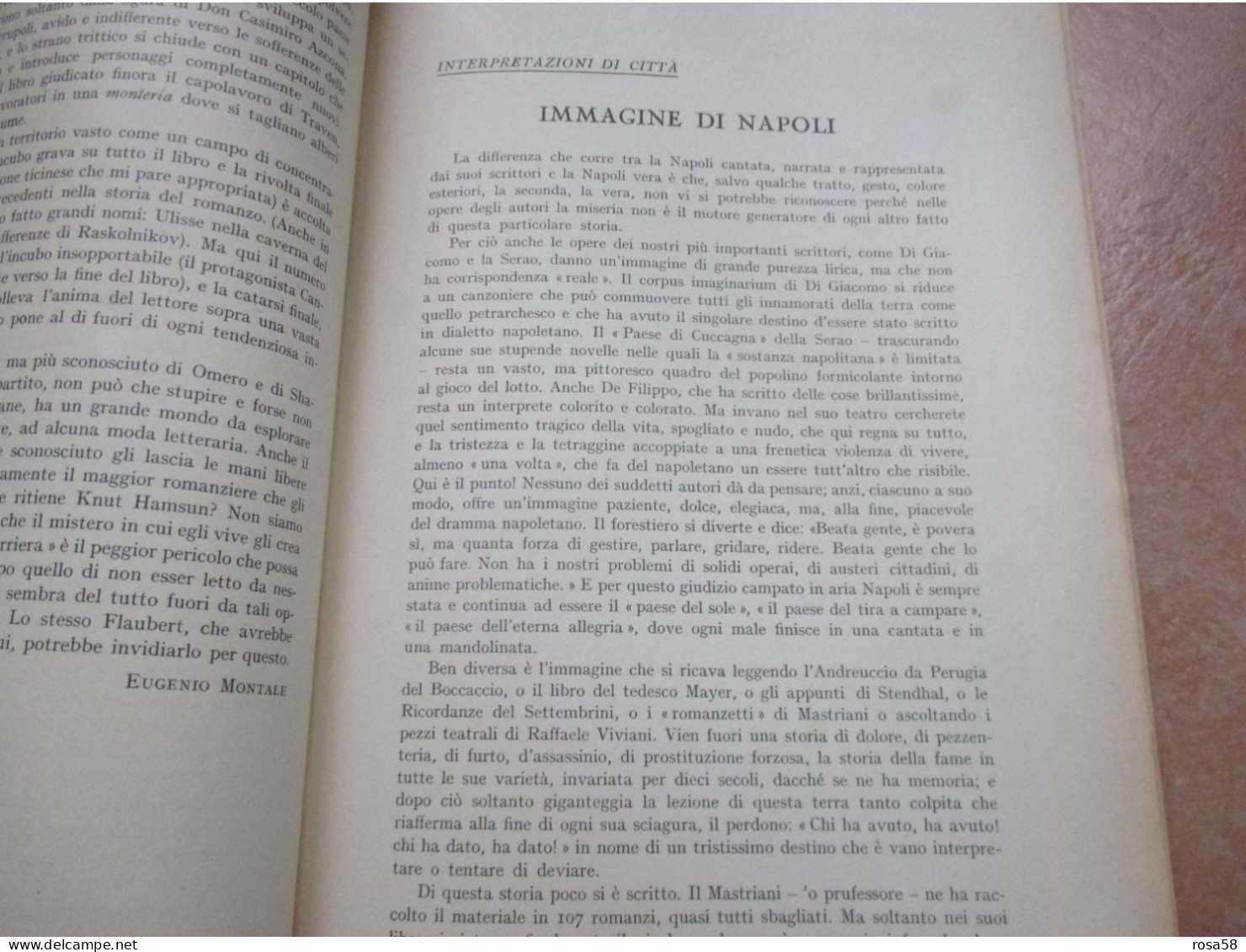 1951 LO SMERALDO Rivista letteraria cultura ex. Domenico Rea Immagine di Napoli ILLUSTRATA