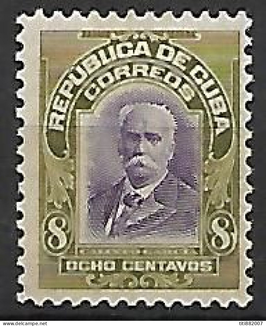 C U B A     -    1910  .   Y&T N° 157 *.    Cote 22  Euros. - Unused Stamps