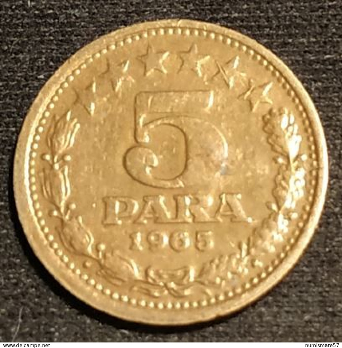 YOUGOSLAVIE - YUGOSLAVIA - 5 PARA 1965 - KM 42 - Yugoslavia