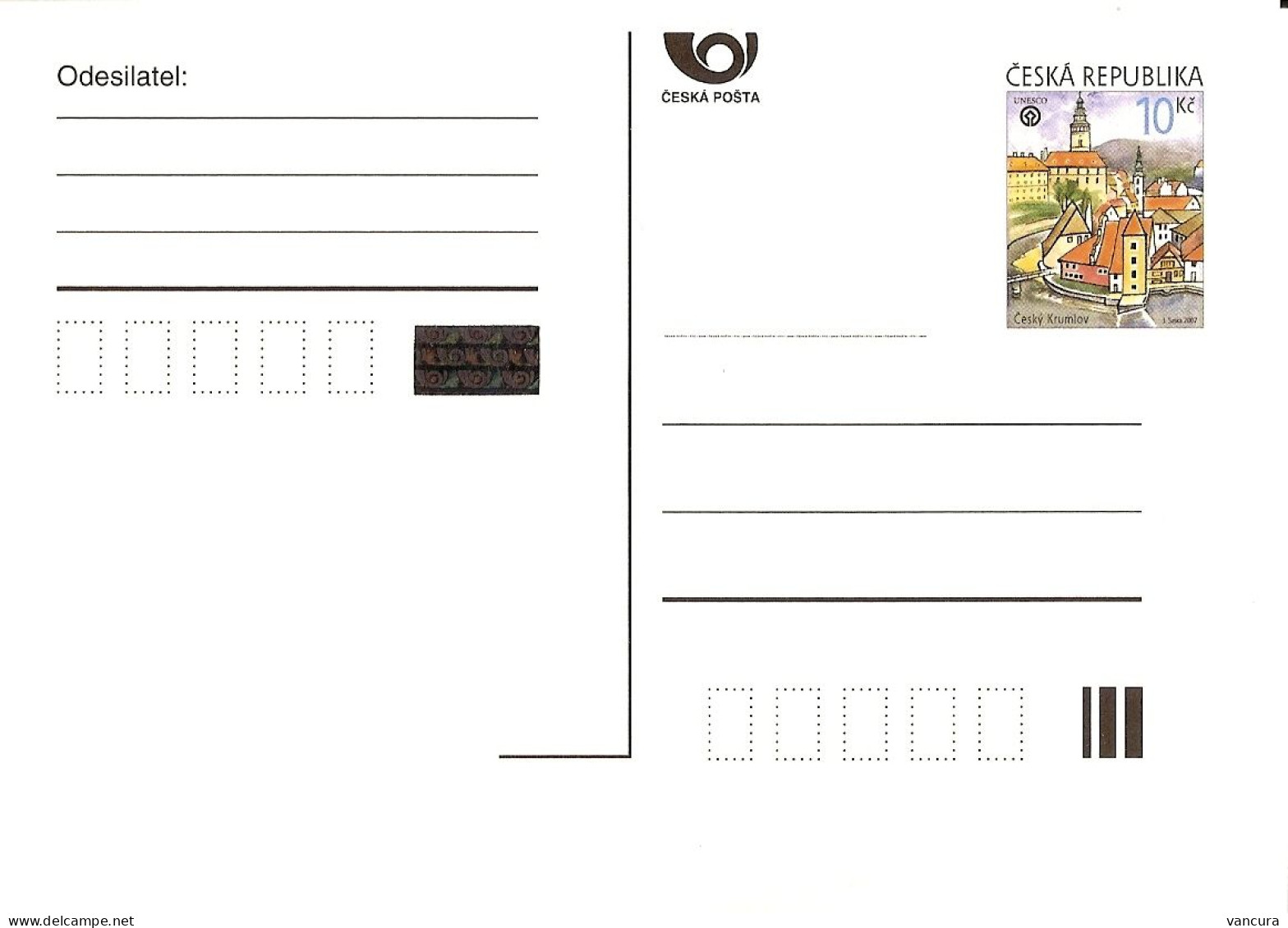 CDV 114 C Cesky Krumlov 10 Kc 2009 Krummau - Cartes Postales