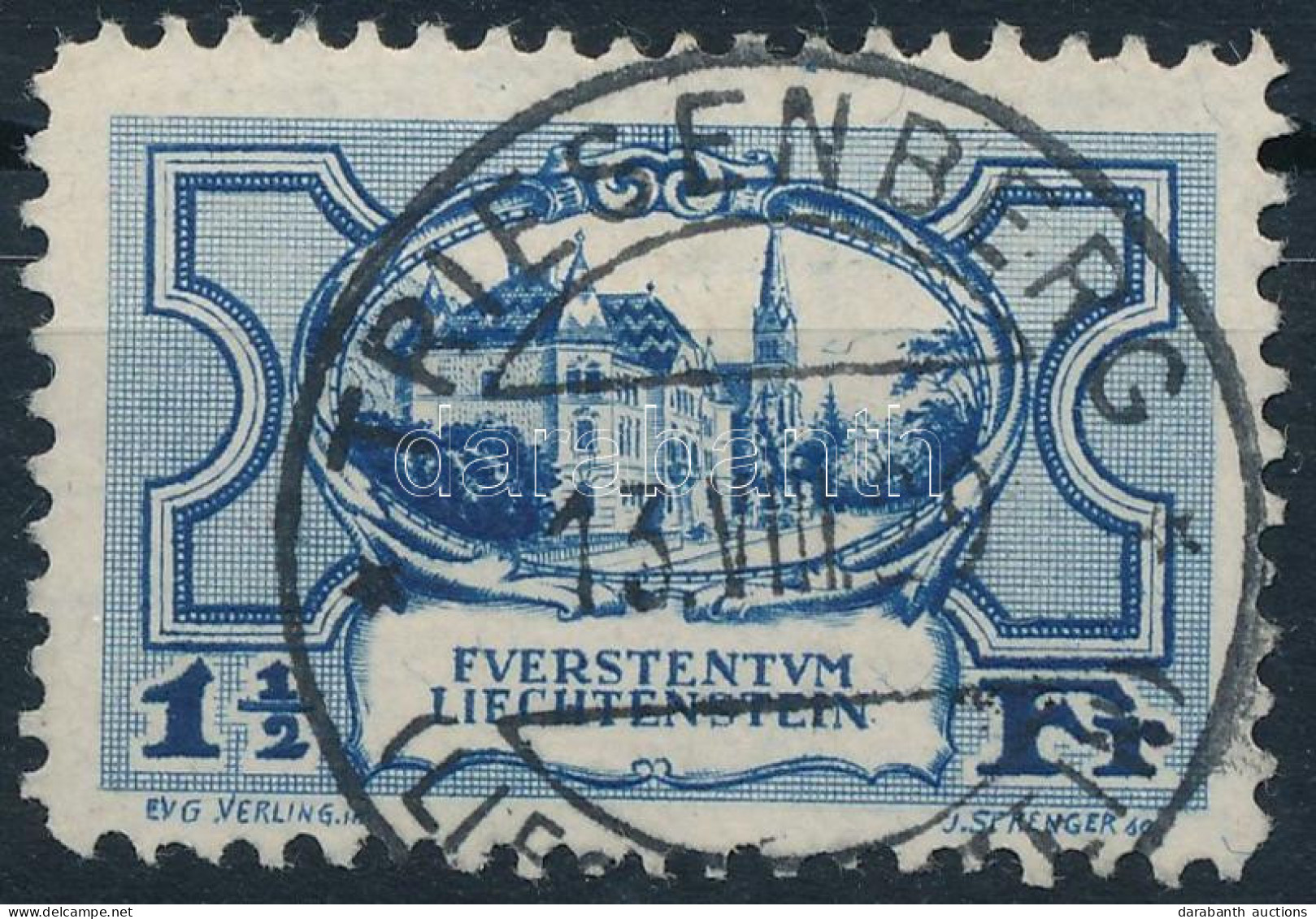 O Liechtenstein 1925 Mi 71 (Mi EUR 120,-) - Sonstige & Ohne Zuordnung