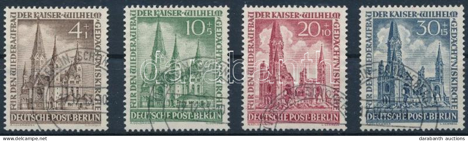 O Németország - Berlin 1953 Mi 106-109 Kifogástalan! (Mi EUR 230.-) - Other & Unclassified