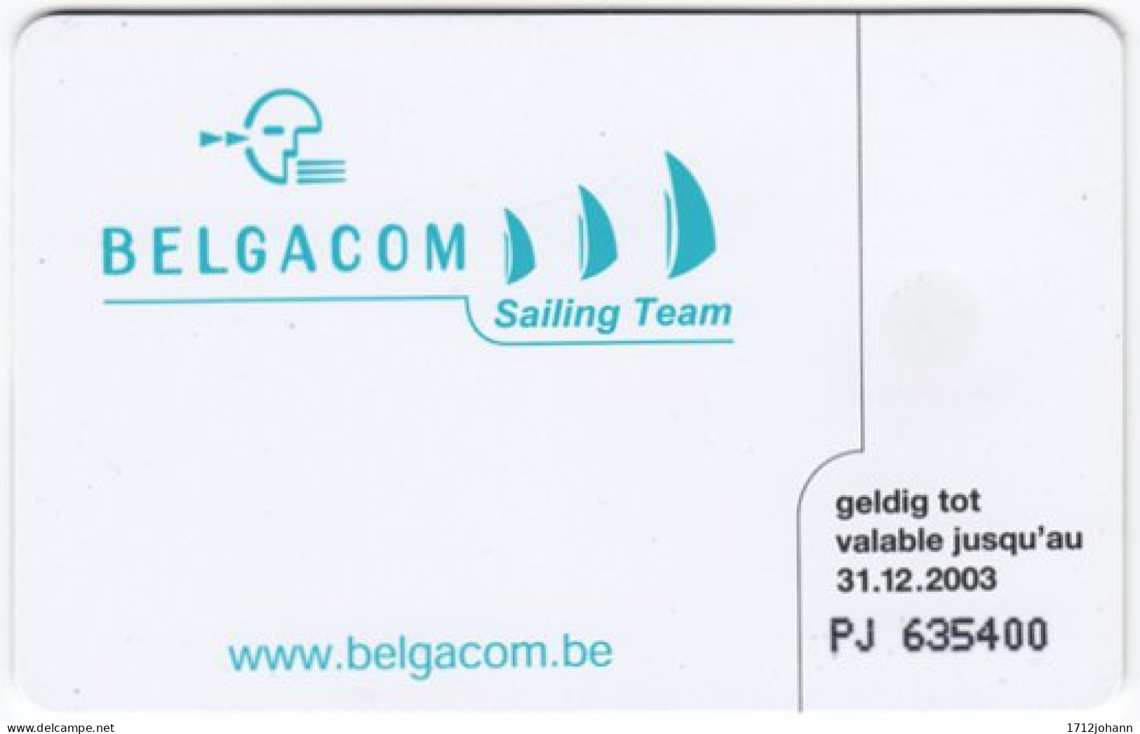 BELGIUM B-592 Chip Belgacom - Sport, Yacht Regatta - Used - Avec Puce