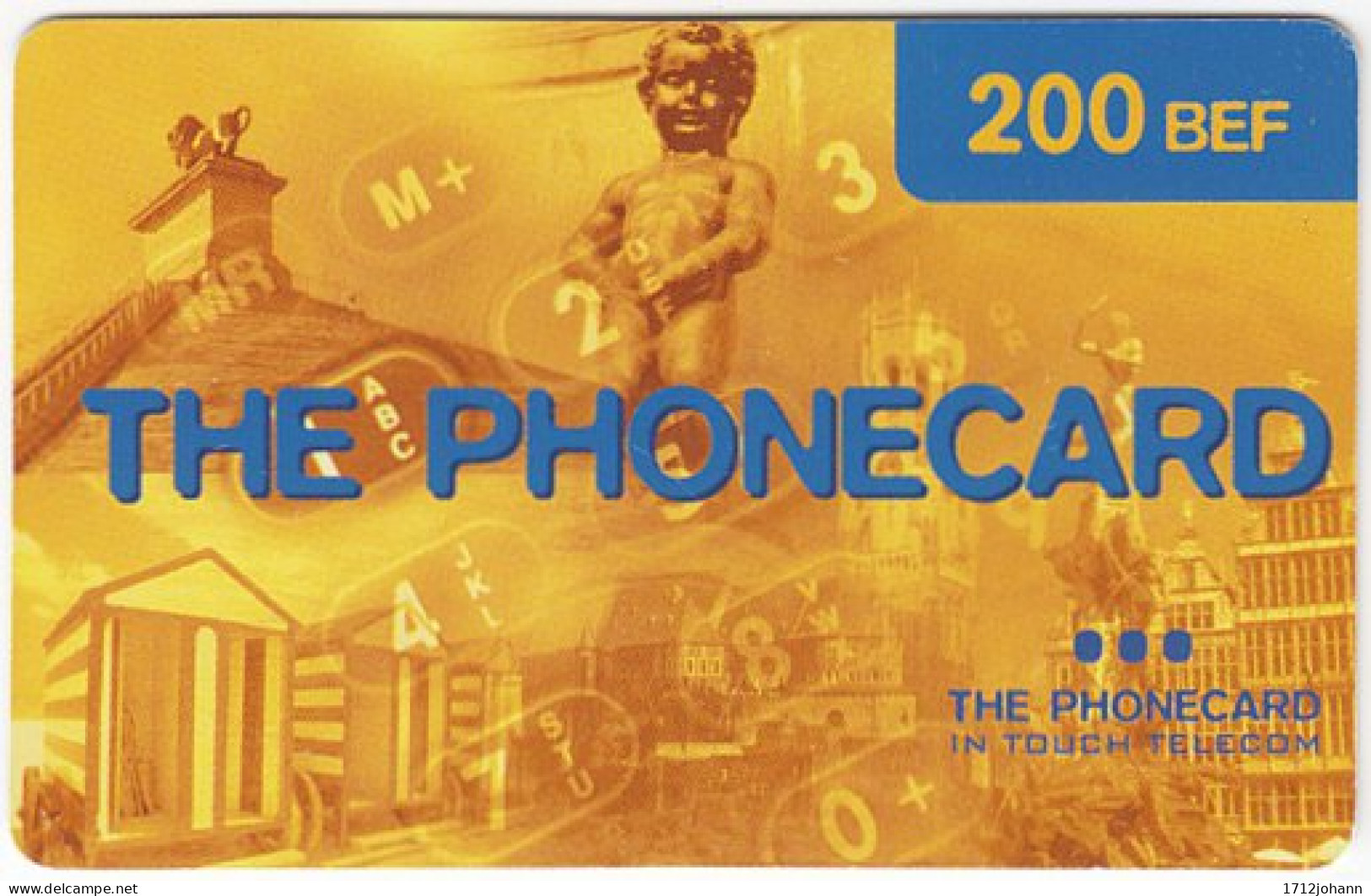 BELGIUM B-623 Prepaid Phonecard - Landmark, Maneken Pis - Used - Cartes GSM, Recharges & Prépayées