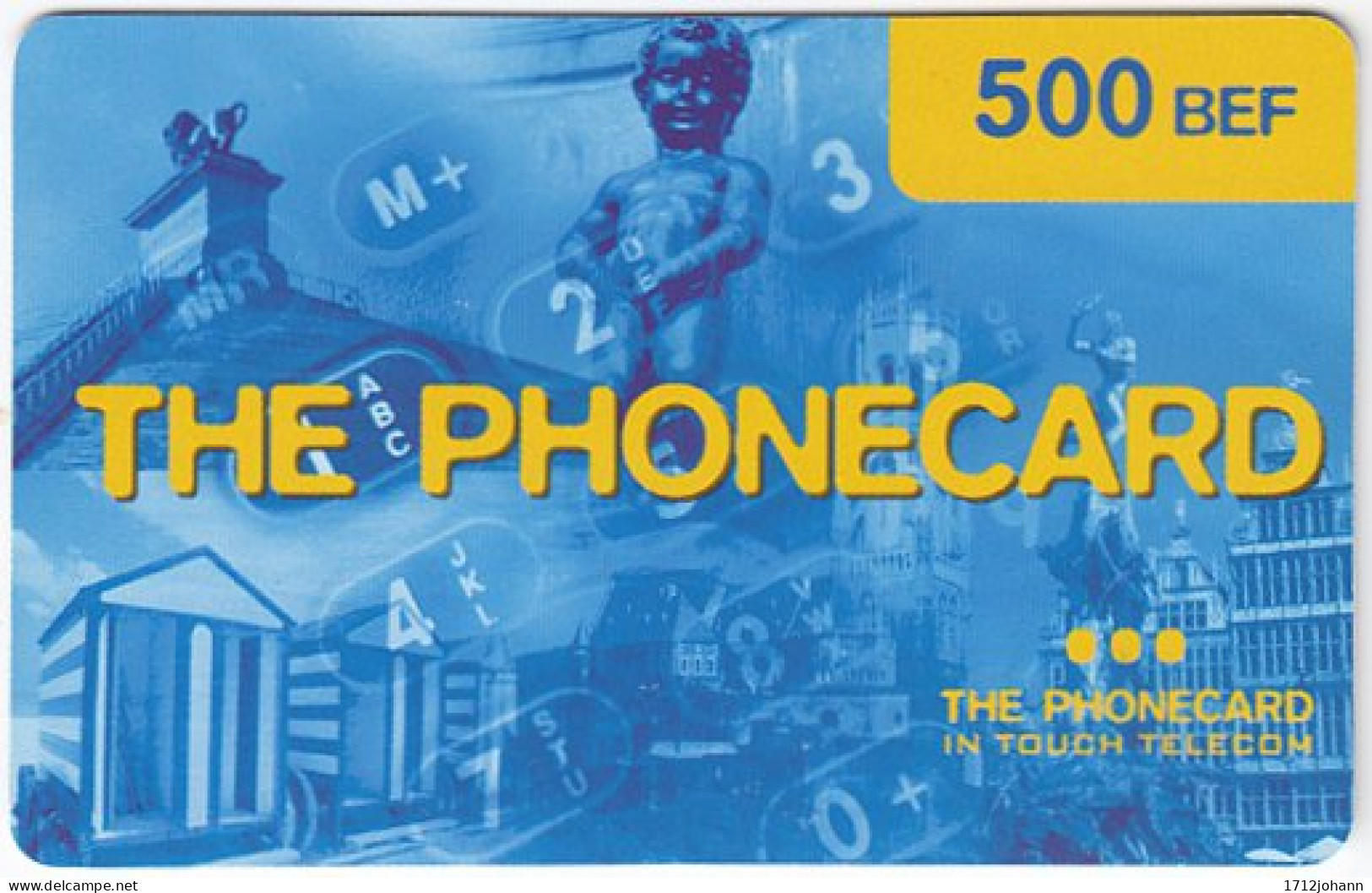 BELGIUM B-627 Prepaid Phonecard - Landmark, Maneken Pis - Used - Cartes GSM, Recharges & Prépayées