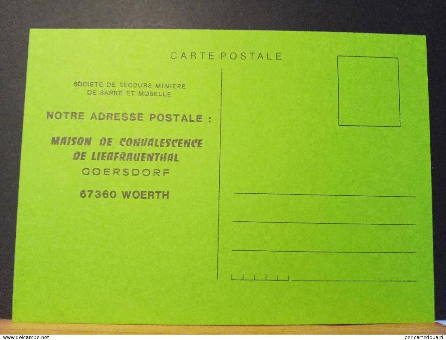 Code Postal, Carte Postale Vert " Un Bon Codage, Distribution Accélérée Du Courrier" 67360 WOERTH - Lettres & Documents