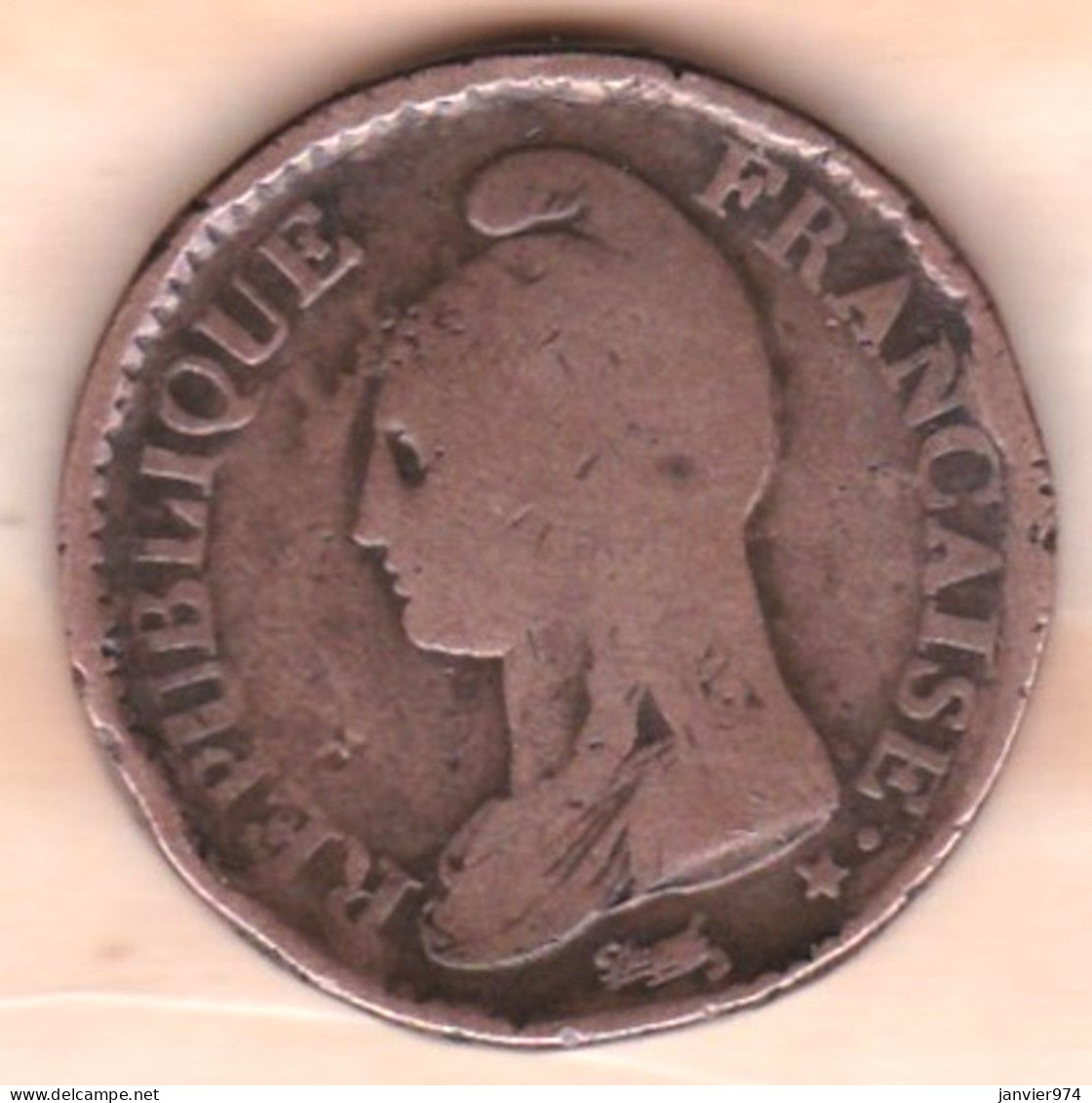 Directoire . Un Décime An 5 A Paris, En Bronze, Gad# 187 ; 19,9 G – 31 Mm - 1792-1804 Prima Repubblica